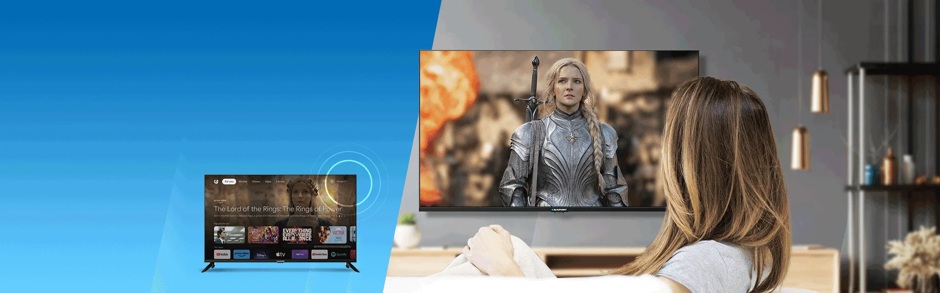 Fernseher Blaupunkt UHD 4K Google TV 43UBG6000S