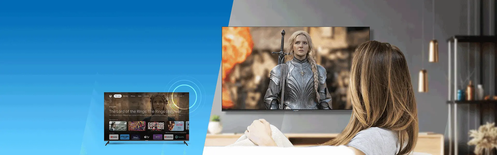 Fernseher Blaupunkt UHD 4K Google TV 43QBG7000S
