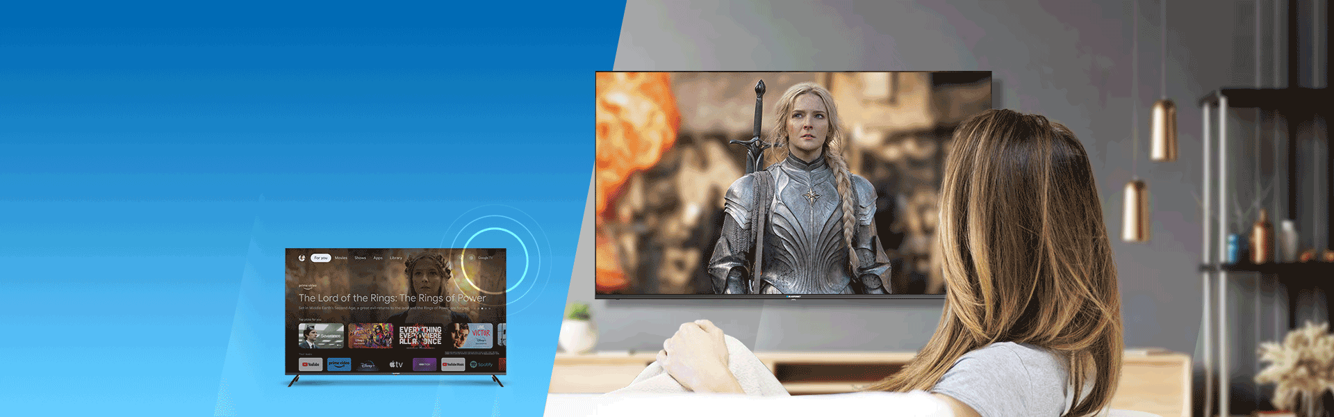 Fernseher Blaupunkt UHD 4K Google TV 50UBG6000S